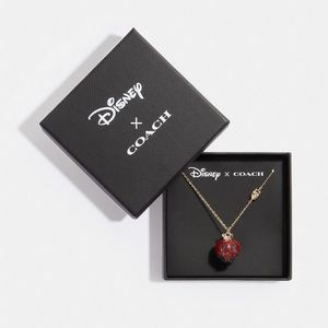 New Disney X Coach Poison Apple Necklace